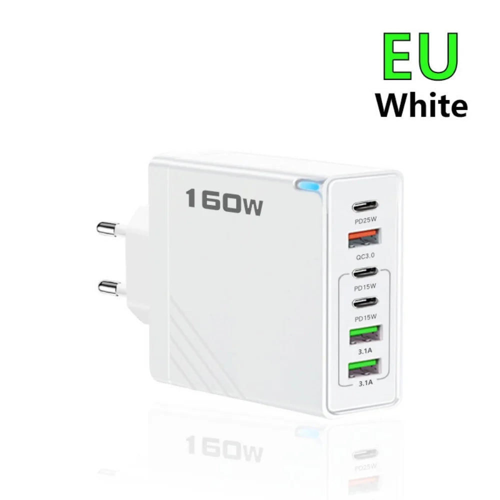 PowerHub 160W Fast Multi-Port Charger TM