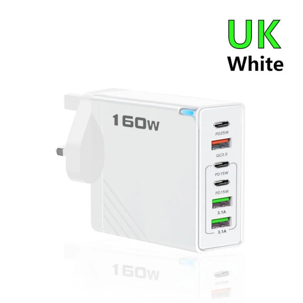 PowerHub 160W Fast Multi-Port Charger TM