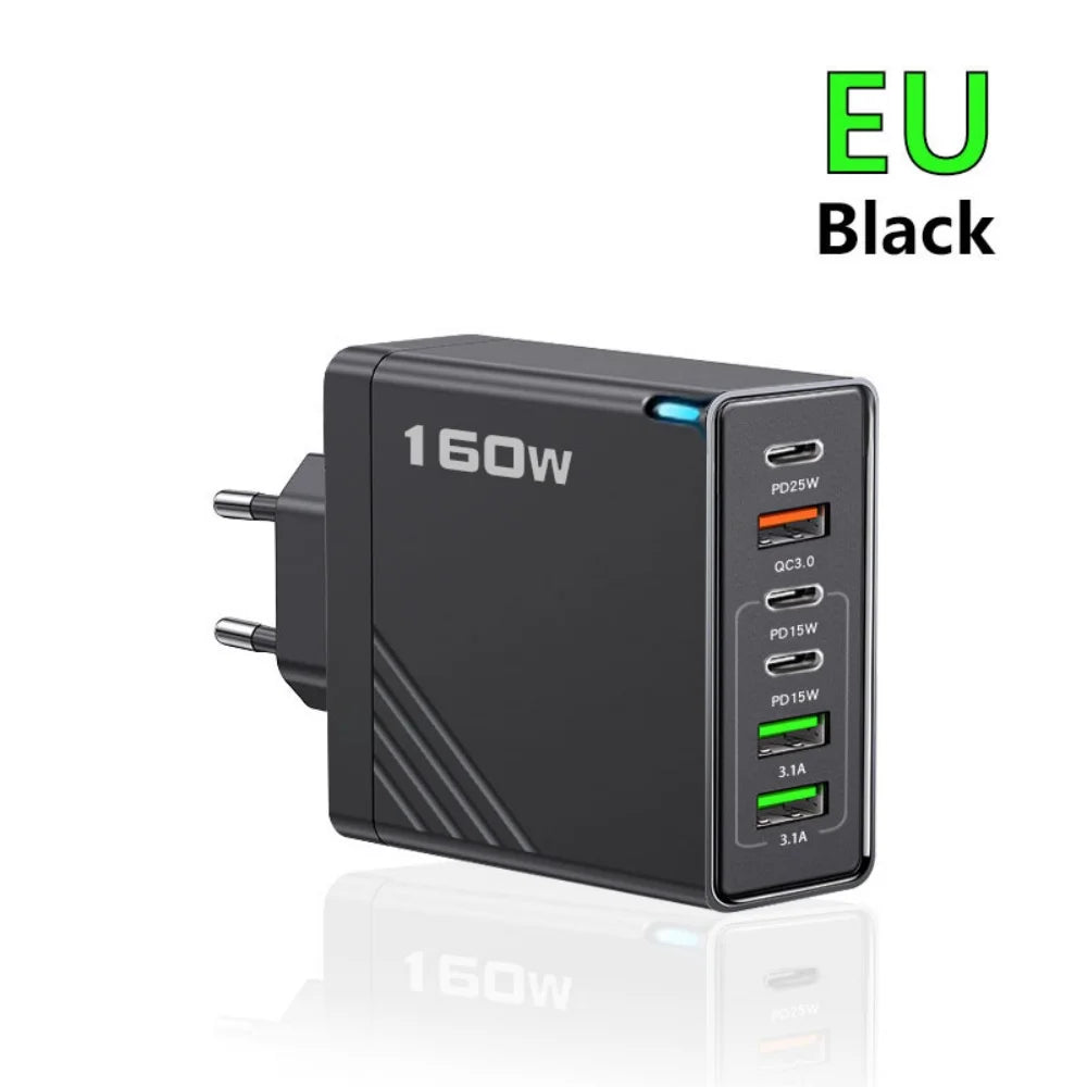 PowerHub 160W Fast Multi-Port Charger TM