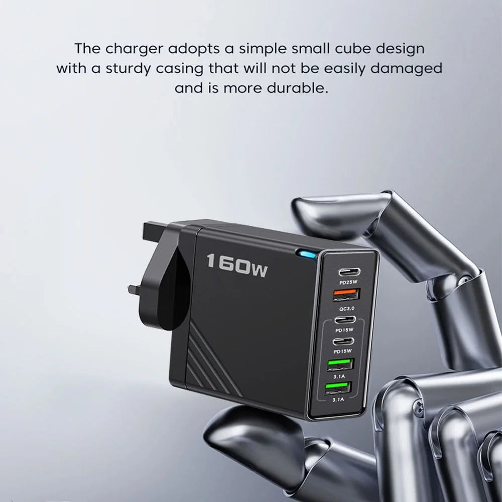 PowerHub 160W Fast Multi-Port Charger TM
