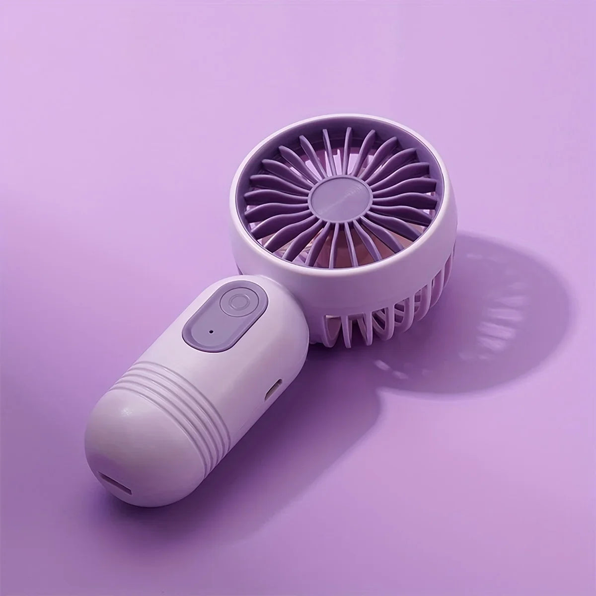 USB Rechargeable Mini Portable Fan With Lightweight Handheld Battery Fan - Perfect For Office, Outdoor, Travel, And Camping Fan