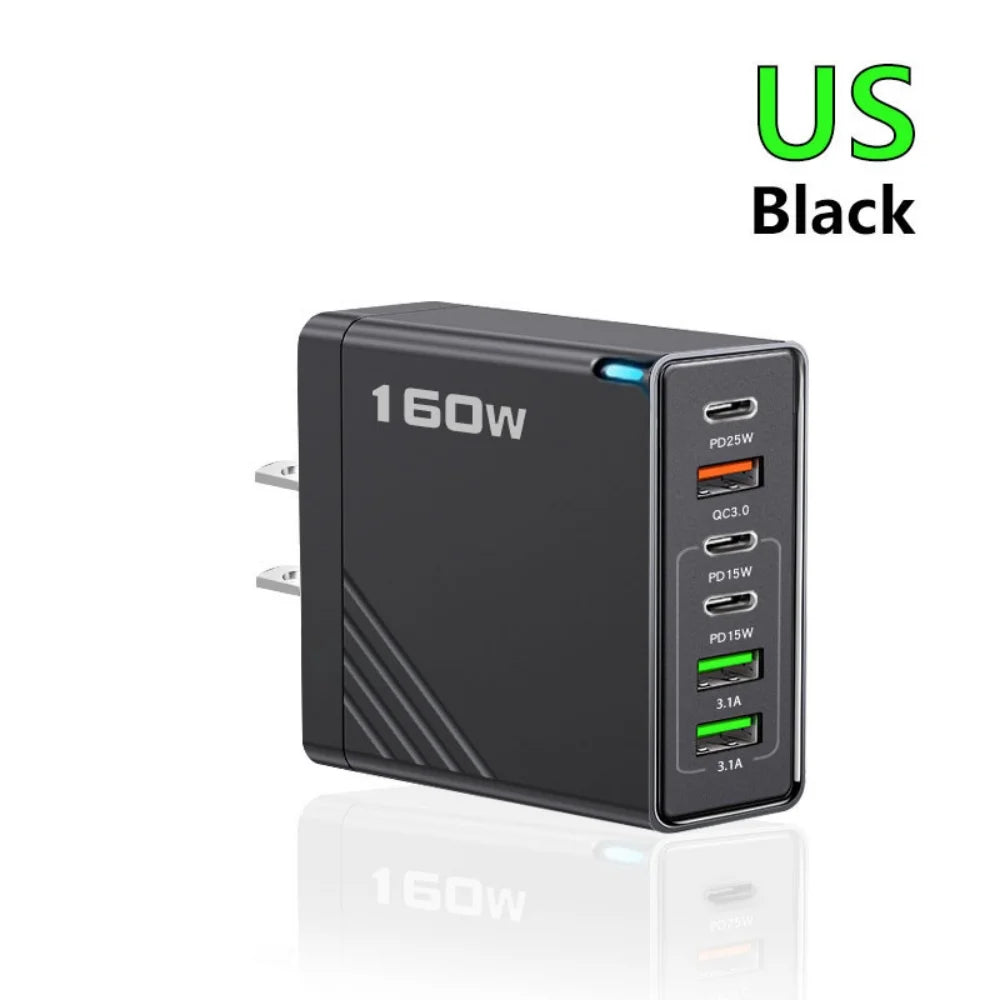 PowerHub 160W Fast Multi-Port Charger TM