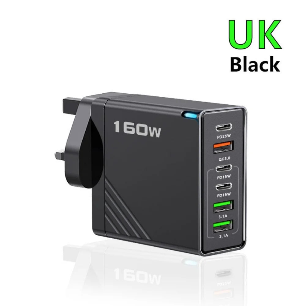PowerHub 160W Fast Multi-Port Charger TM