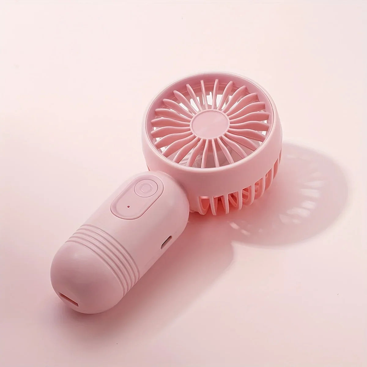 USB Rechargeable Mini Portable Fan With Lightweight Handheld Battery Fan - Perfect For Office, Outdoor, Travel, And Camping Fan