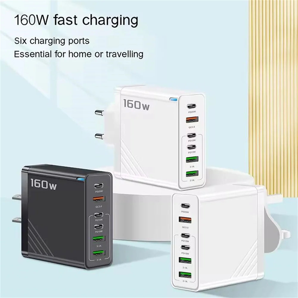 PowerHub 160W Fast Multi-Port Charger TM