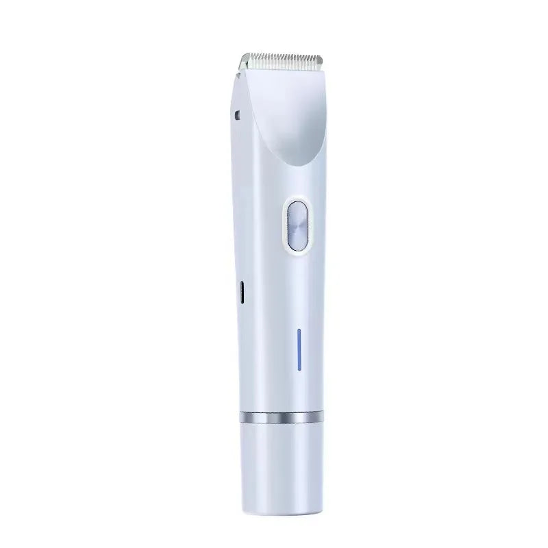 2 in 1 Dual-Head Painless Women Electric Razors Bikini Trimmer Wet Dry Use for Ladies Pubic Hair Detachable Head Electric Shaver