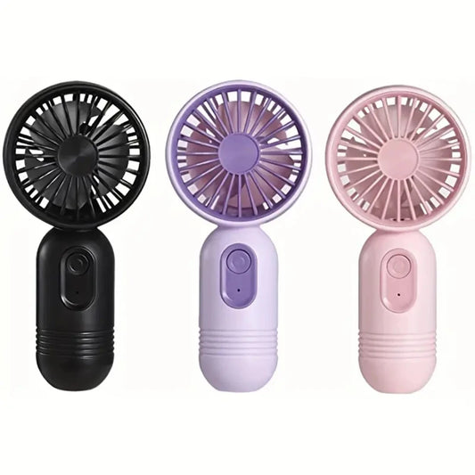 USB Rechargeable Mini Portable Fan With Lightweight Handheld Battery Fan - Perfect For Office, Outdoor, Travel, And Camping Fan