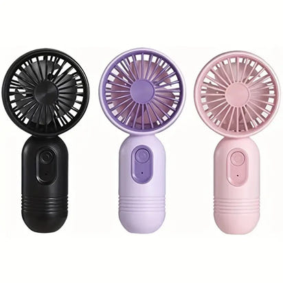 USB Rechargeable Mini Portable Fan With Lightweight Handheld Battery Fan - Perfect For Office, Outdoor, Travel, And Camping Fan