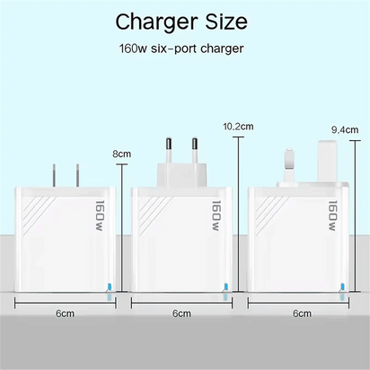 PowerHub 160W Fast Multi-Port Charger TM